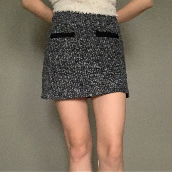 Wool Mini Skirt - Picture 2 of 7